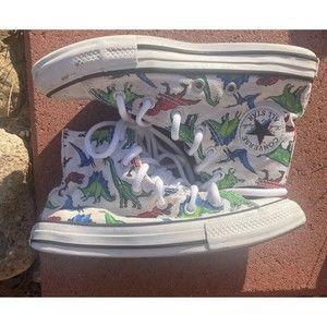 Converse Chuck Taylor Allstar Dinoverse Youth Size 1 High-Top Lace-Up Sneaker